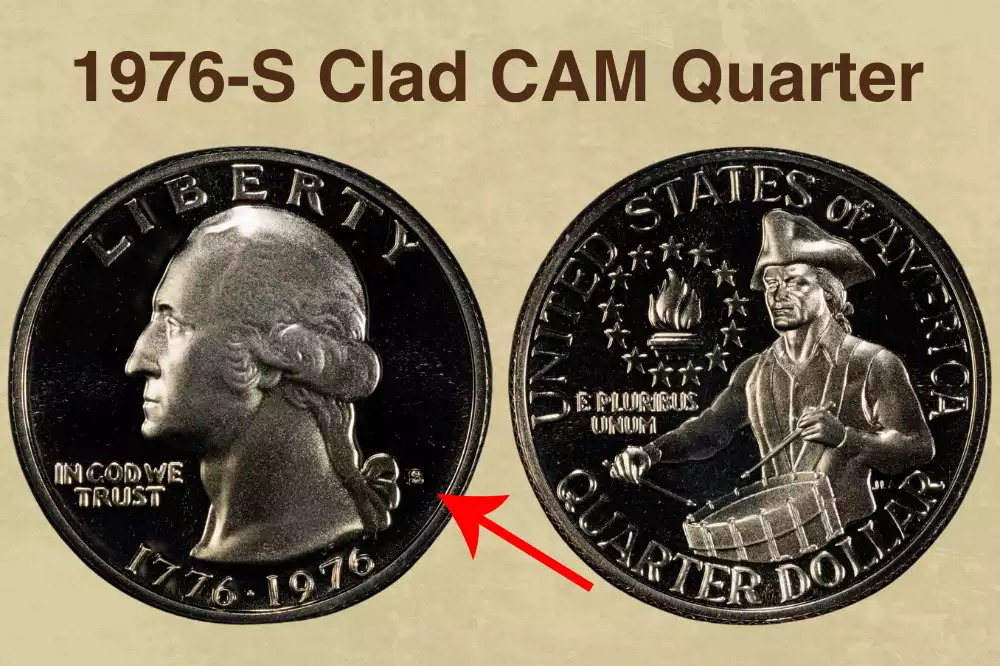 1976-S Clad CAM Quarter Value