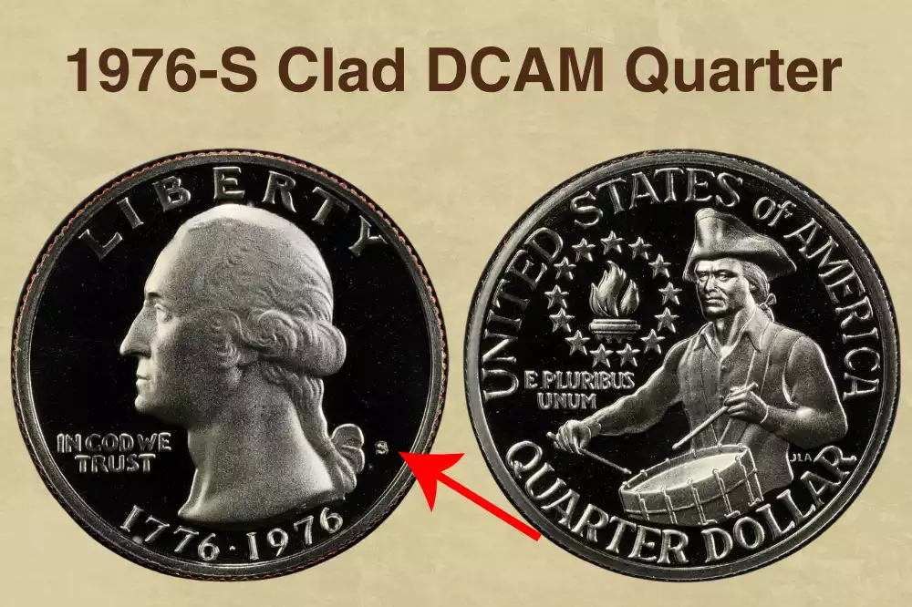 1976-S Clad DCAM Quarter Value