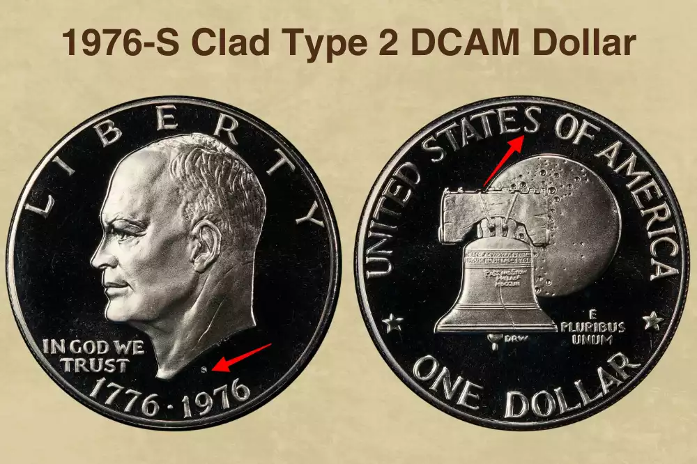 1976-S Clad Type 2 DCAM Dollar Value