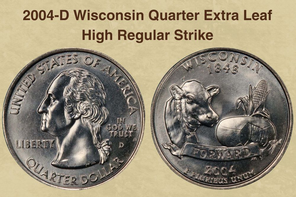 2004-D Wisconsin Quarter Extra Leaf High Regular Strike
