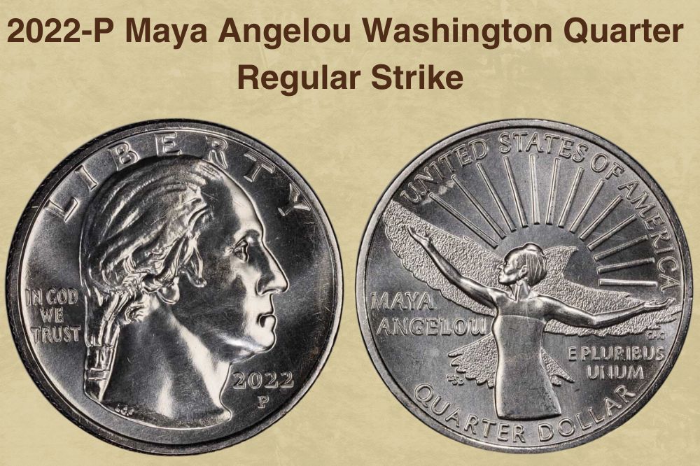 2022-P Maya Angelou Washington Quarter Regular Strike