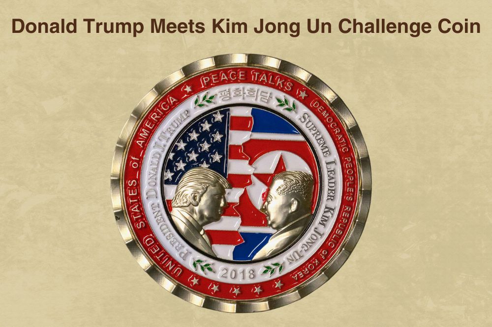 Donald Trump Meets Kim Jong Un Challenge Coin