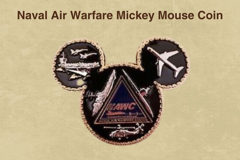 Naval Air Warfare Mickey Mouse Coin