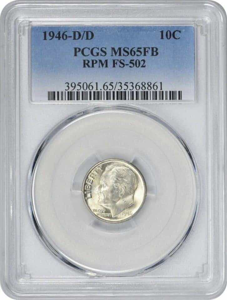 Re-punched mint mark (DD or SS)