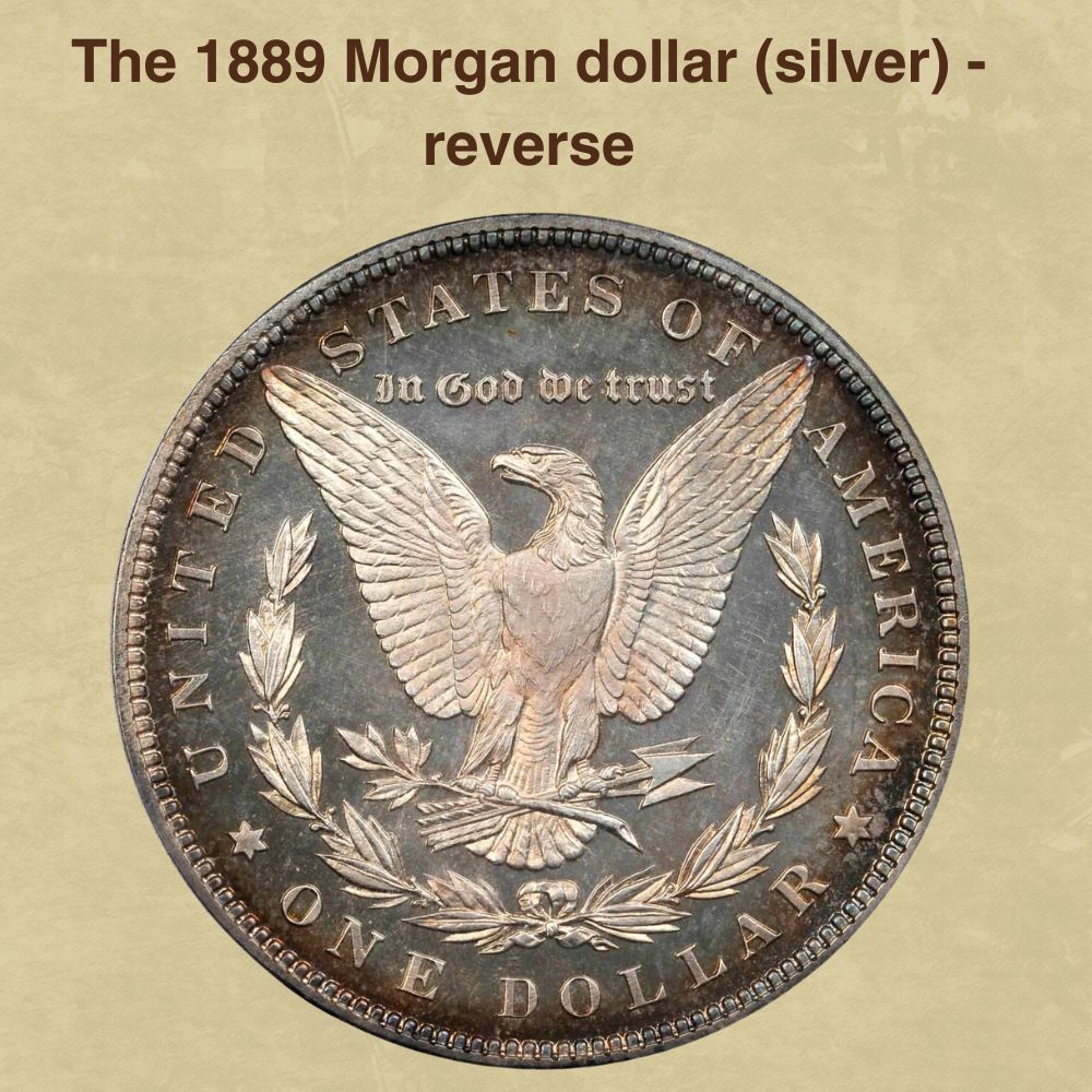 1889 No Mint mark Morgan silver dollar