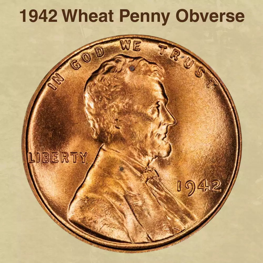 The Obverse Of The 1942 Wheat Penny