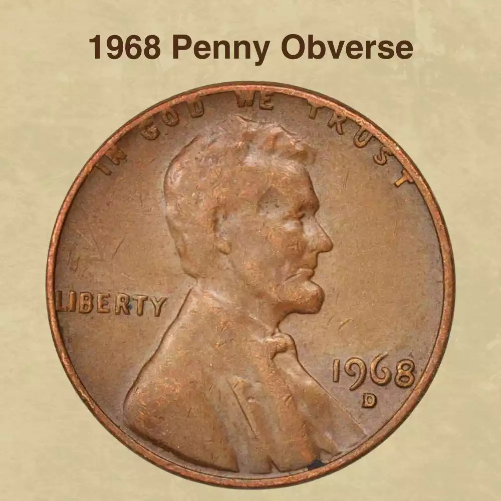 The Obverse Of The 1968 Penny