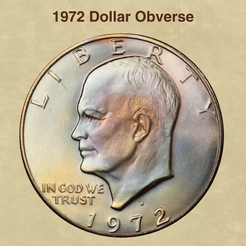 The Obverse Of The 1972 Dollar