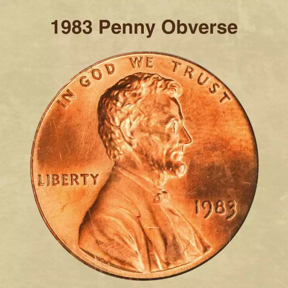 The Obverse Of The 1983 Penny