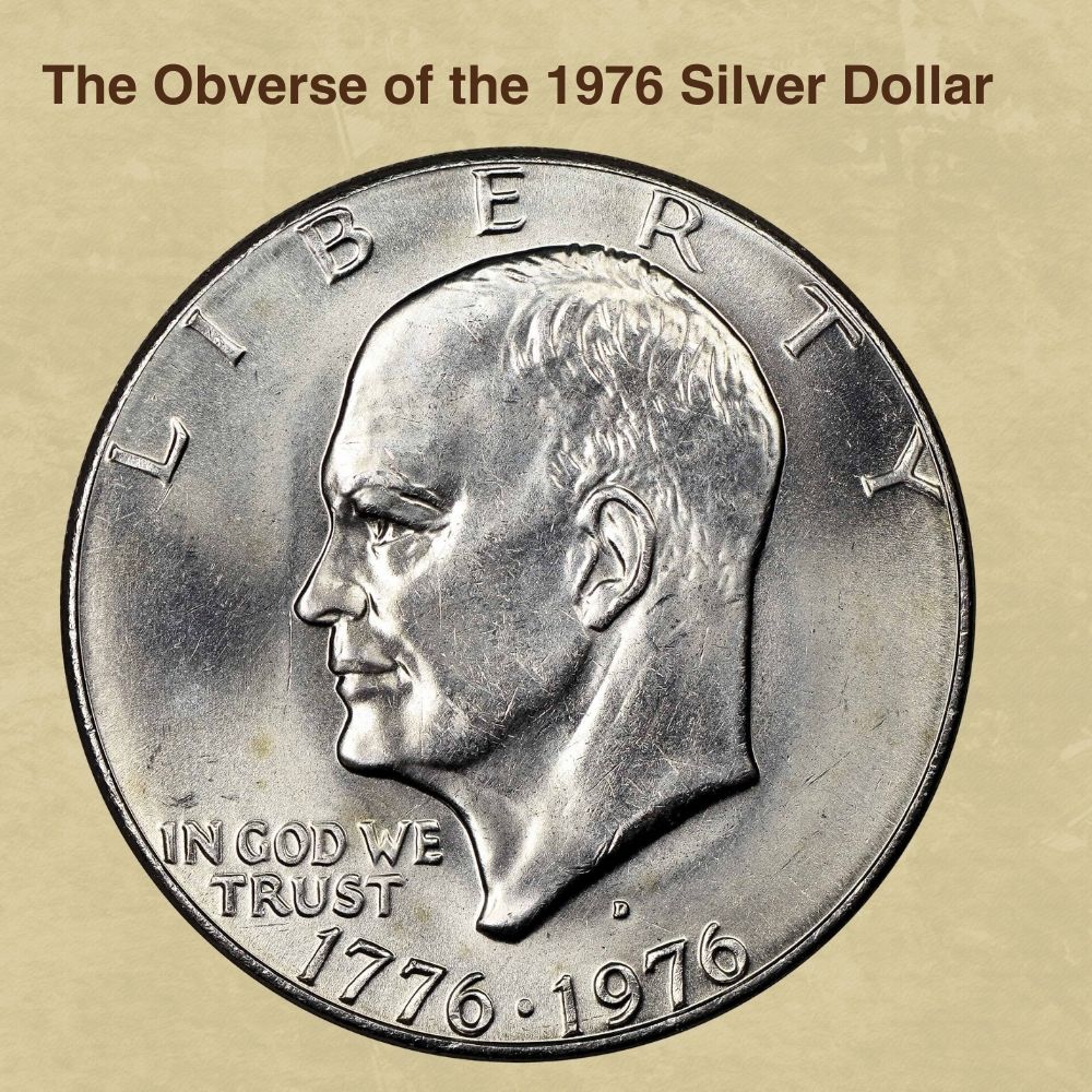 The Obverse of the 1976 Silver Dollar