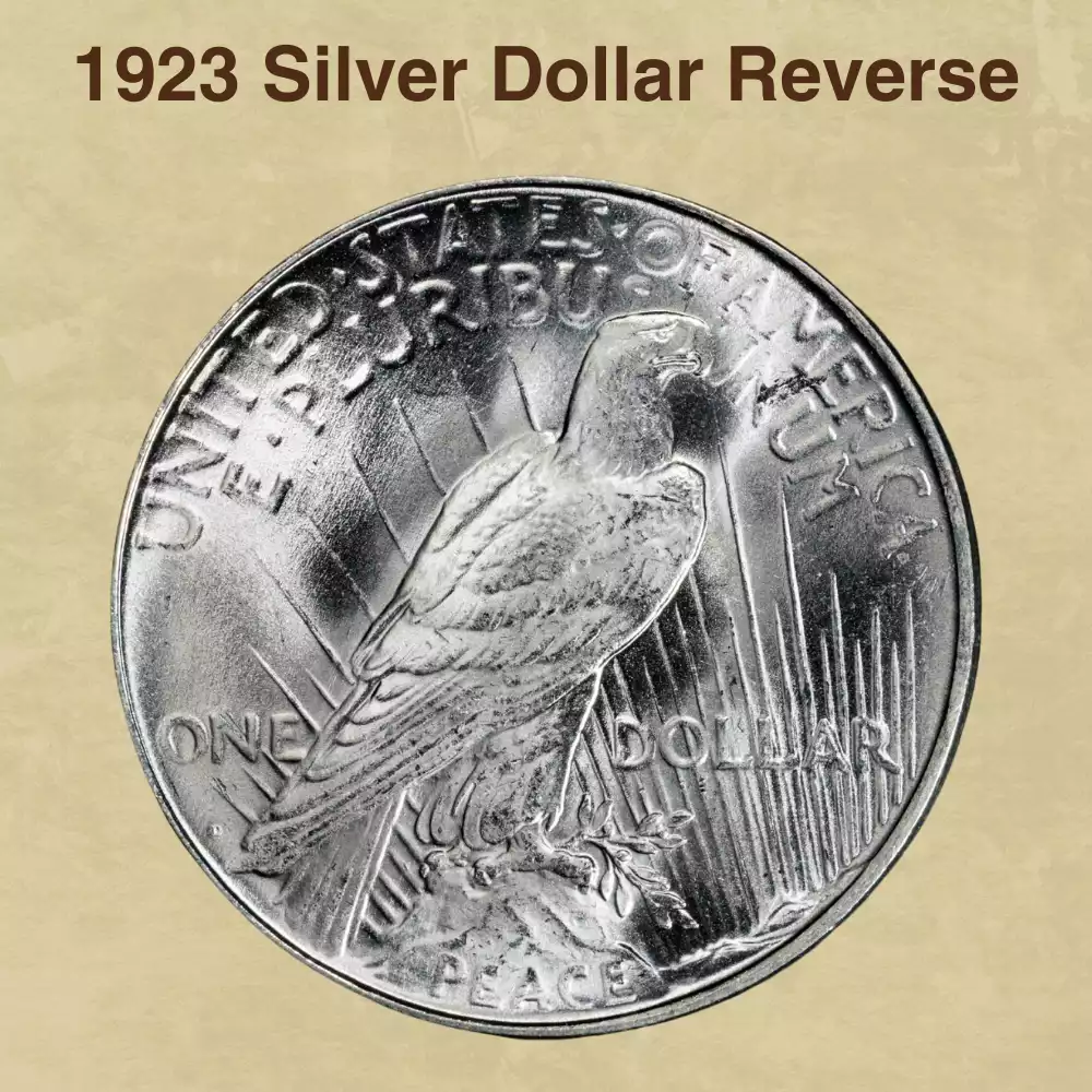 The Reverse of the 1923 Silver Dollar