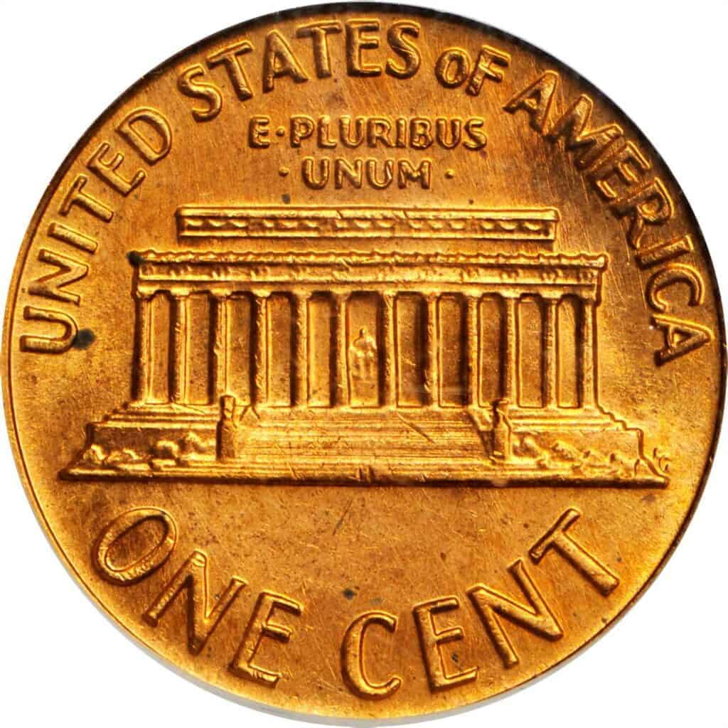 The reverse of the 1969 Penny
