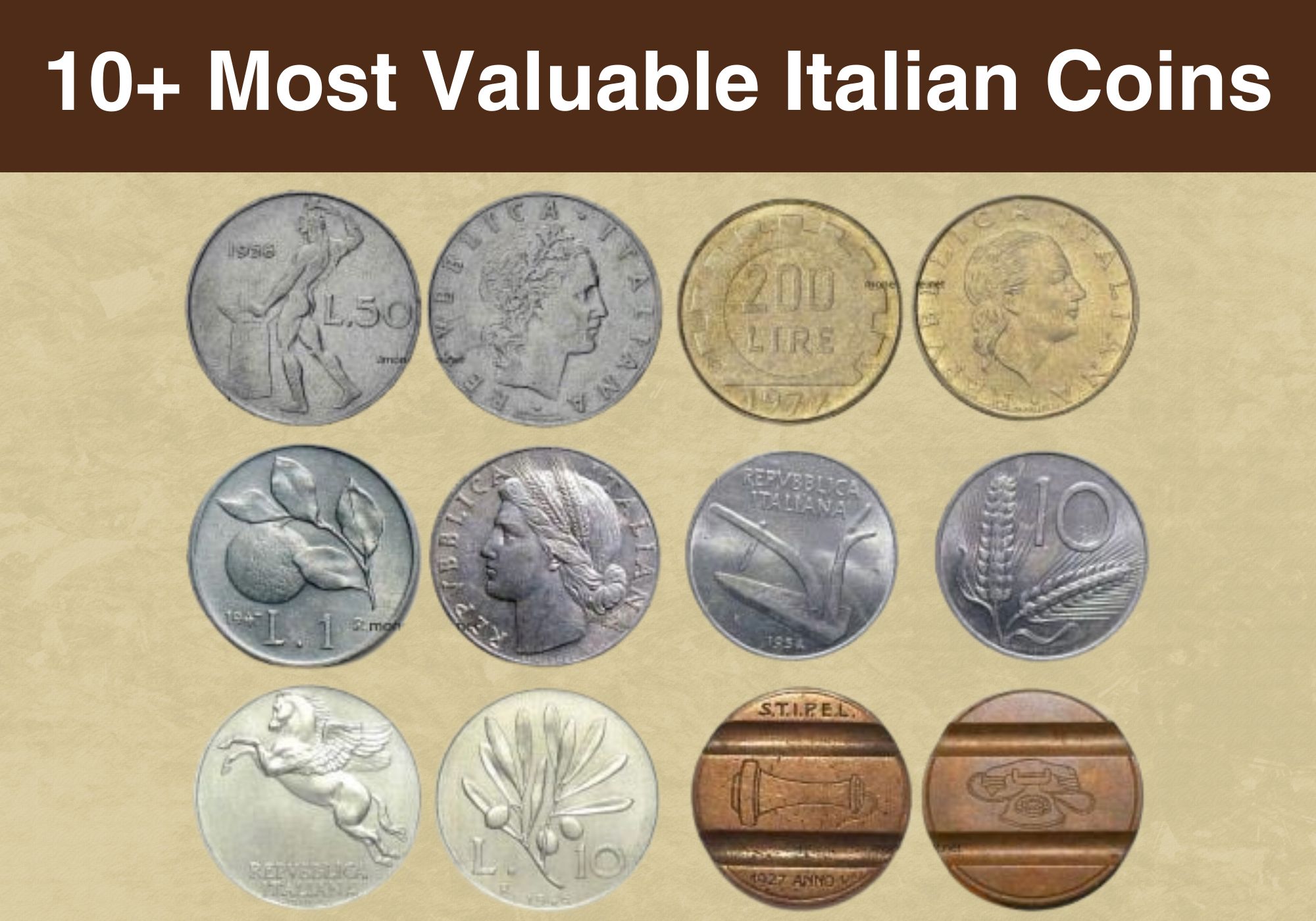10+ Most Valuable Italian Coins