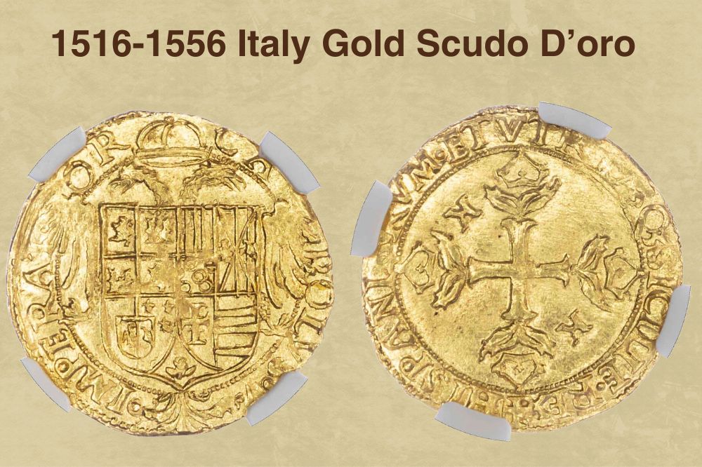 1516-1556 Italy Gold Scudo D’oro