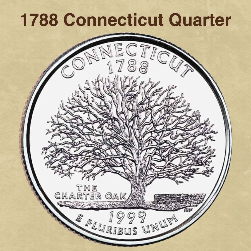 1788 Connecticut Quarter