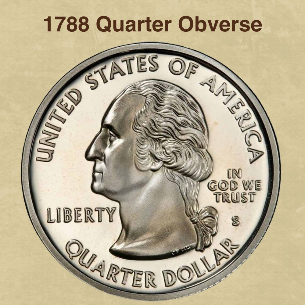 1788 Quarter Obverse