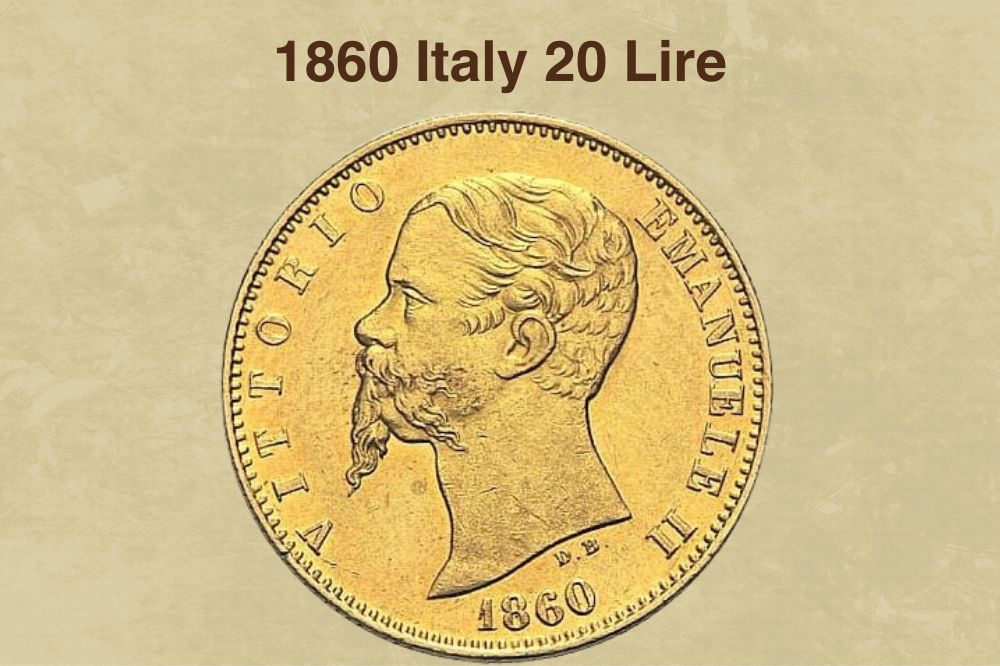 1860 Italy 20 Lire