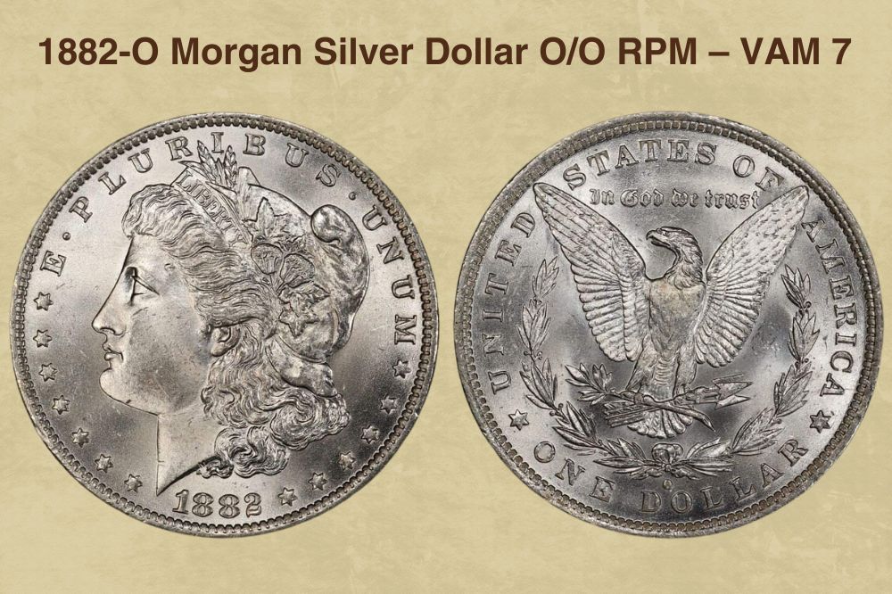 1882-O Morgan Silver Dollar O/O RPM – VAM 7