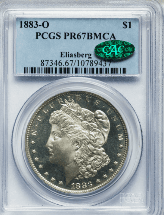 1883 O Morgan proofs Silver Dollar Value