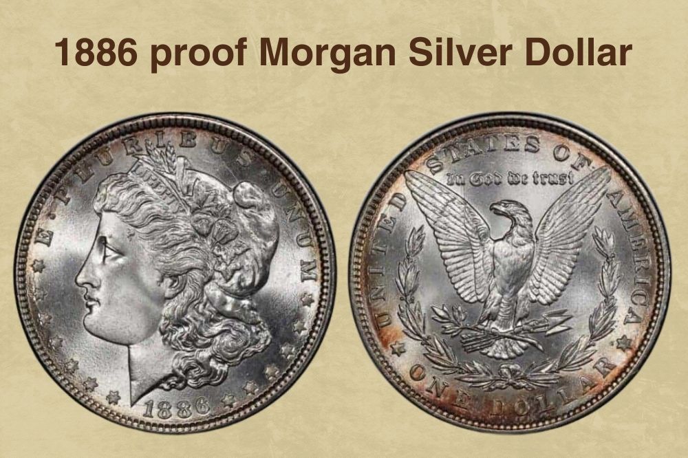1886 proof Morgan Silver Dollar