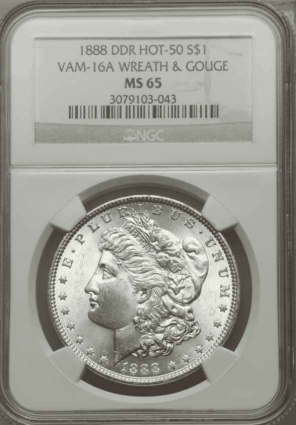 1888 (P) No Mint Mark, Double Die Reverse, VAM7