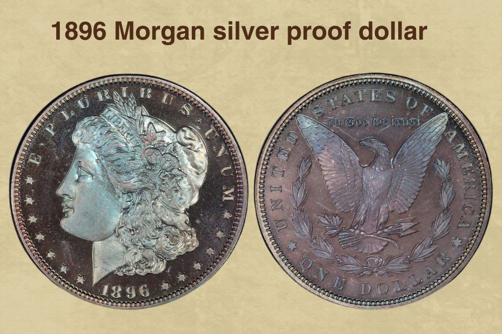 1896 Morgan silver proof dollar