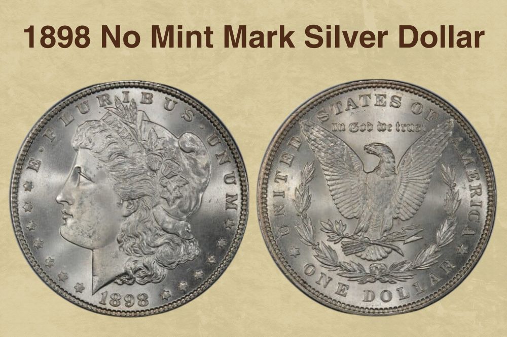 1898 No Mint Mark Silver Dollar