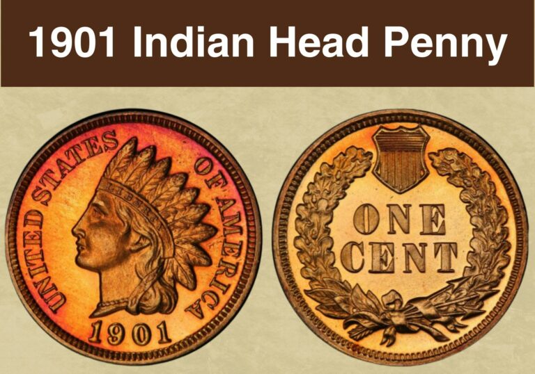 1901 Indian Head Penny Value (Price Chart, Error List, History & Varieties)