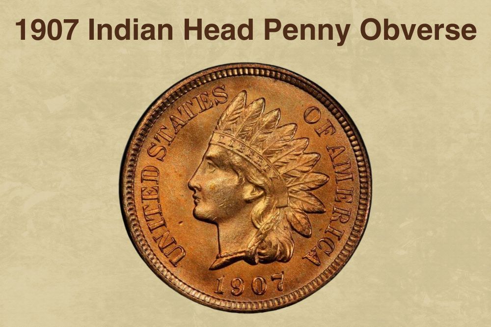 1907 Indian Head Penny Obverse