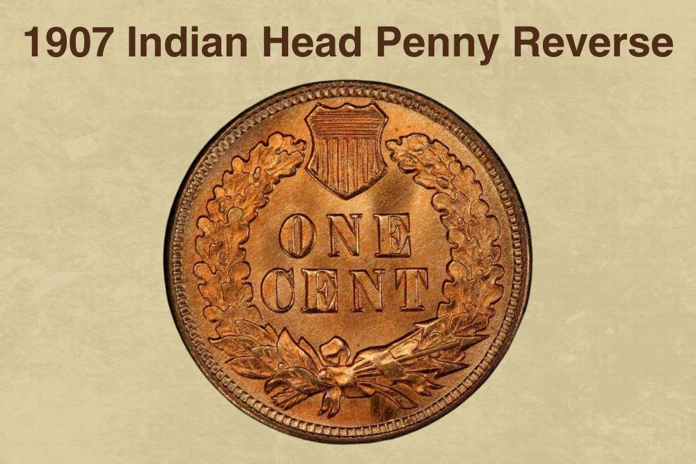 1907 Indian Head Penny Reverse
