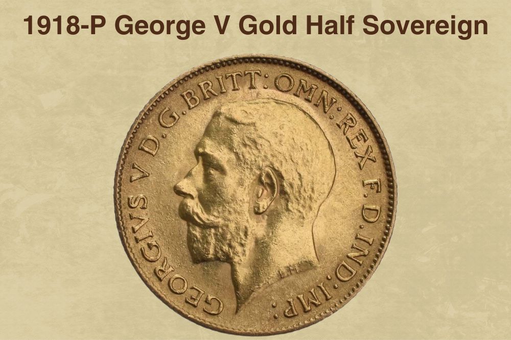 1918-P George V Gold Half Sovereign