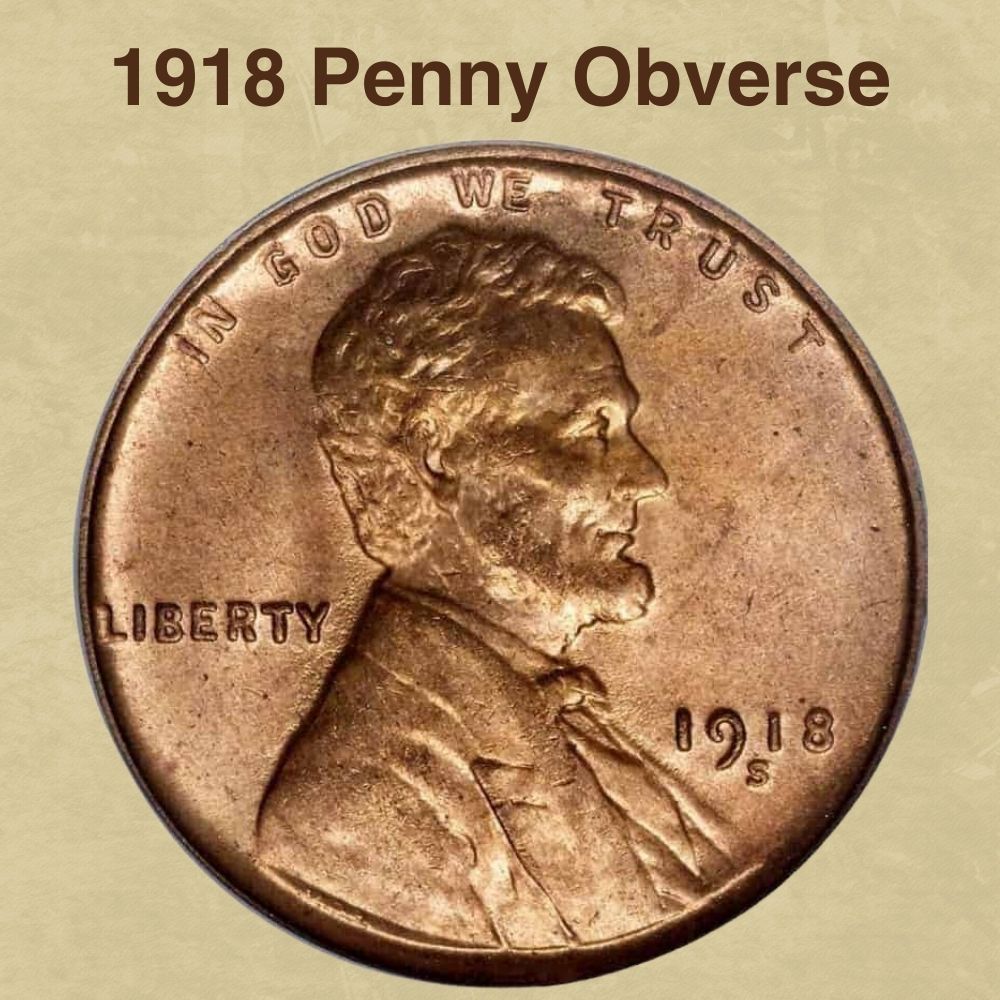 1918 Penny Obverse