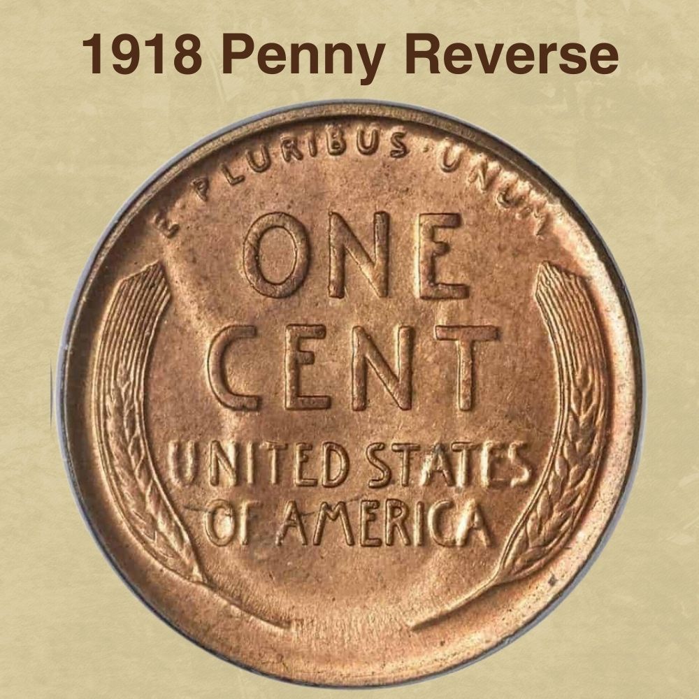1918 Penny Reverse