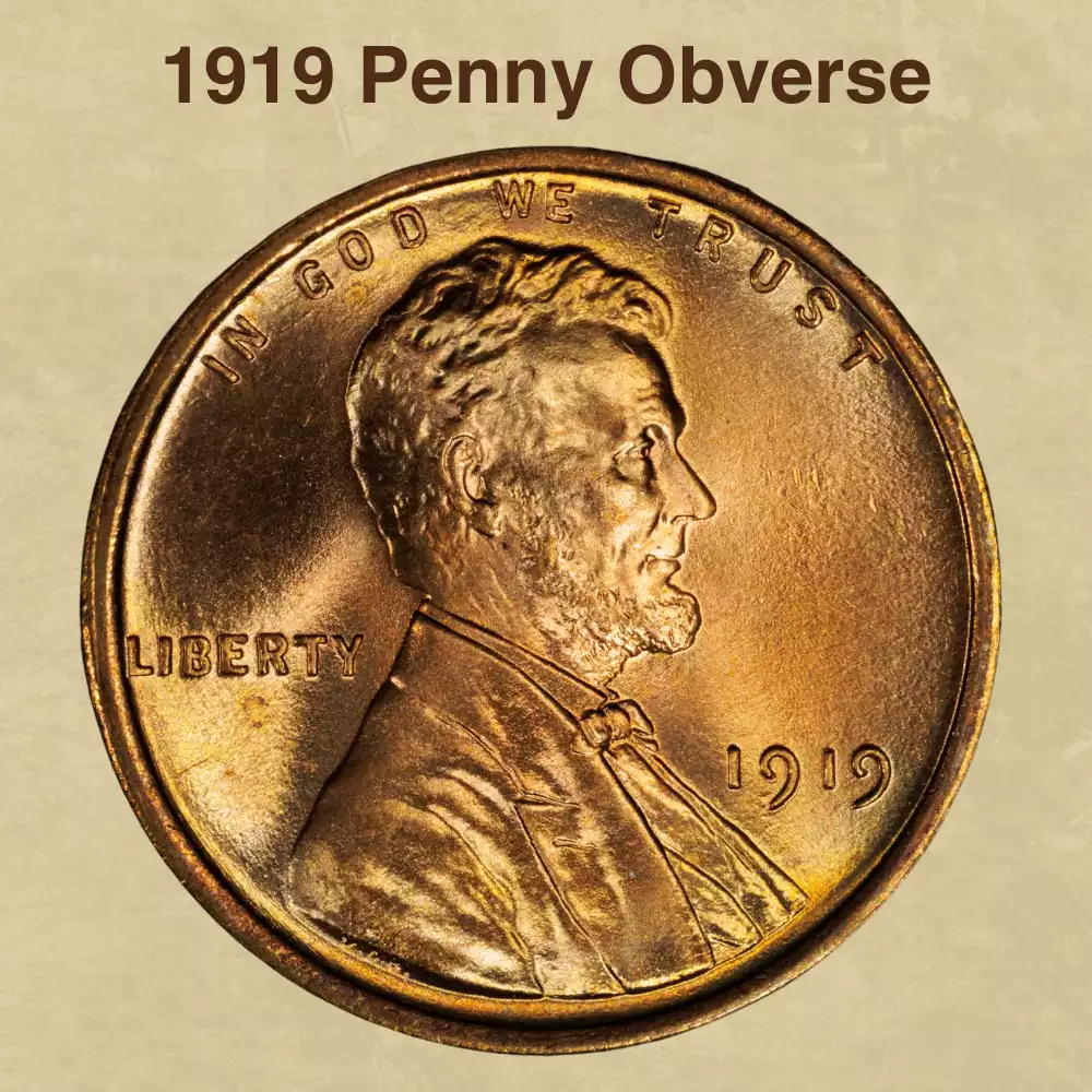 The Obverse of the 1919 Penny