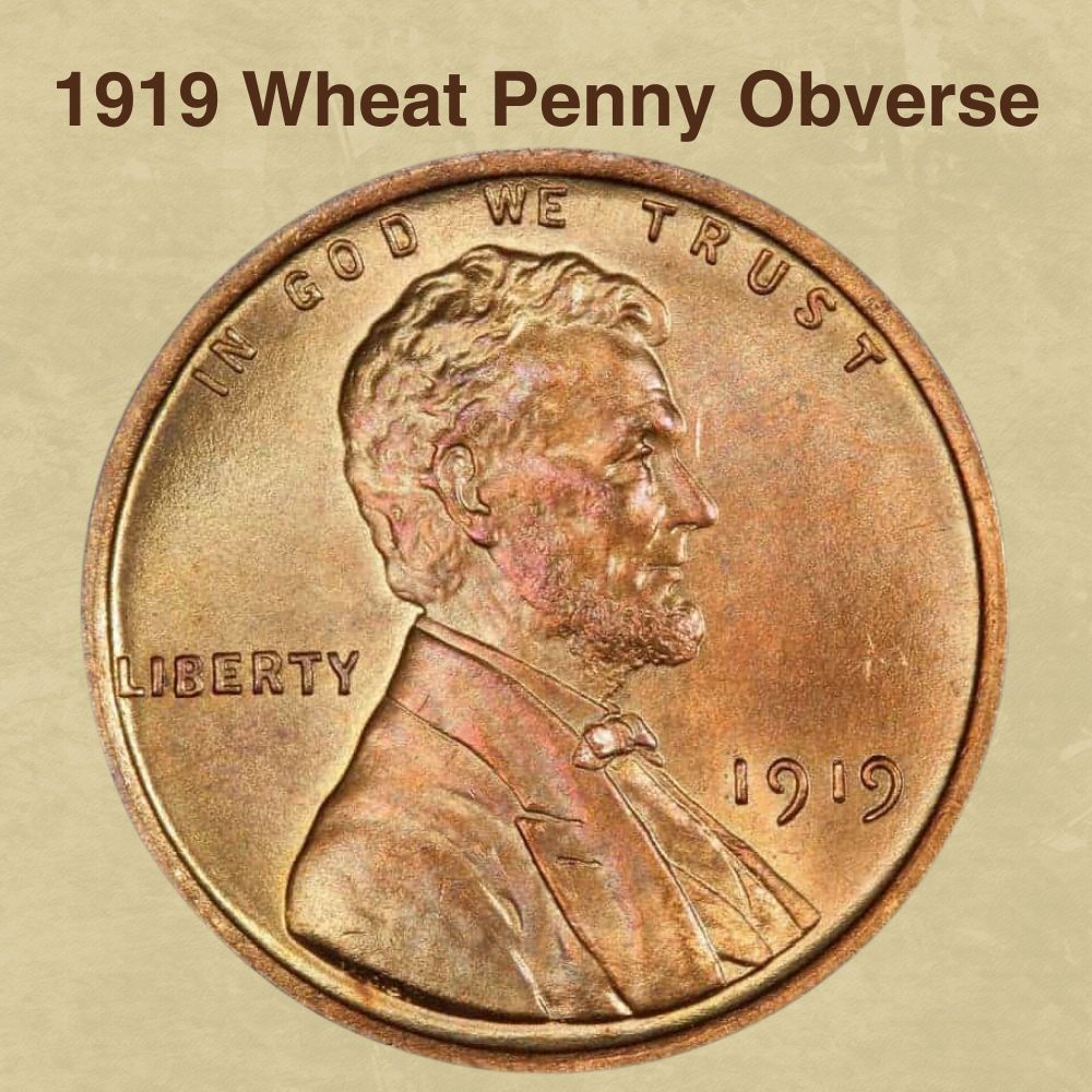 1919 Wheat Penny Obverse