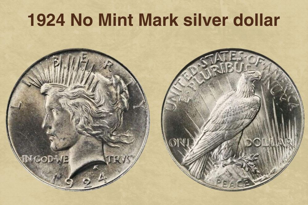 1924 No Mint Mark silver dollar