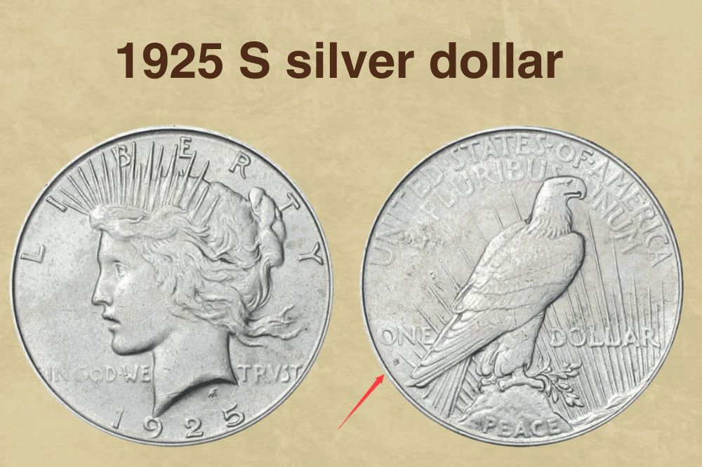 1925 S silver dollar
