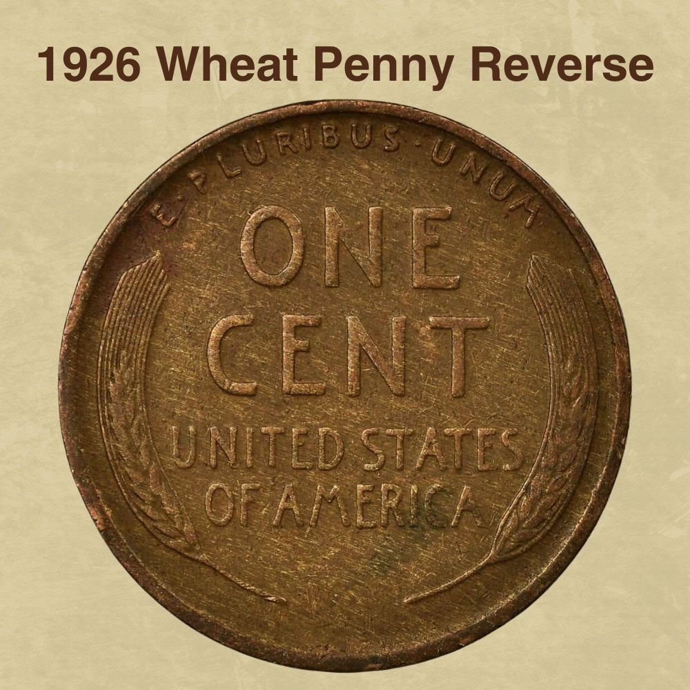 1926 Wheat Penny Reverse