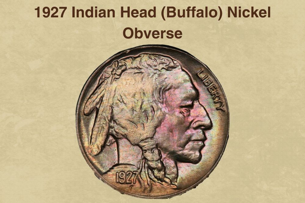 1927 Indian Head (Buffalo) Nickel Obverse