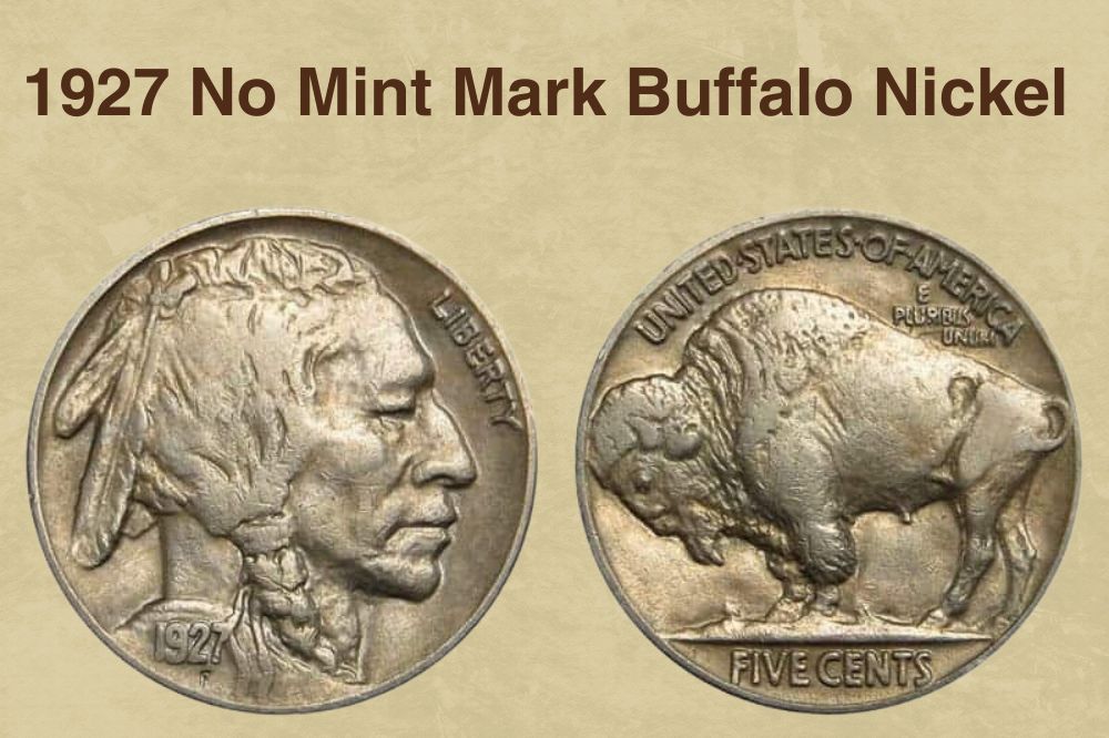 1927 No Mint Mark Buffalo Nickel 