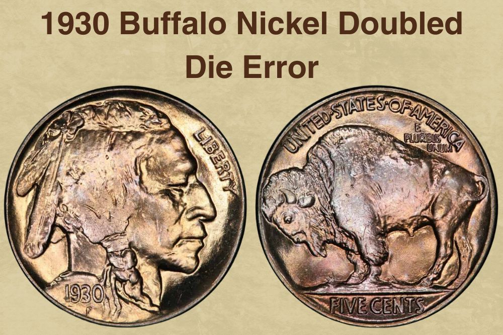 1930 Buffalo Nickel Doubled Die Error