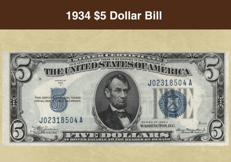 1934 $5 Dollar Bill Value: Rare Series, History & Error Worth