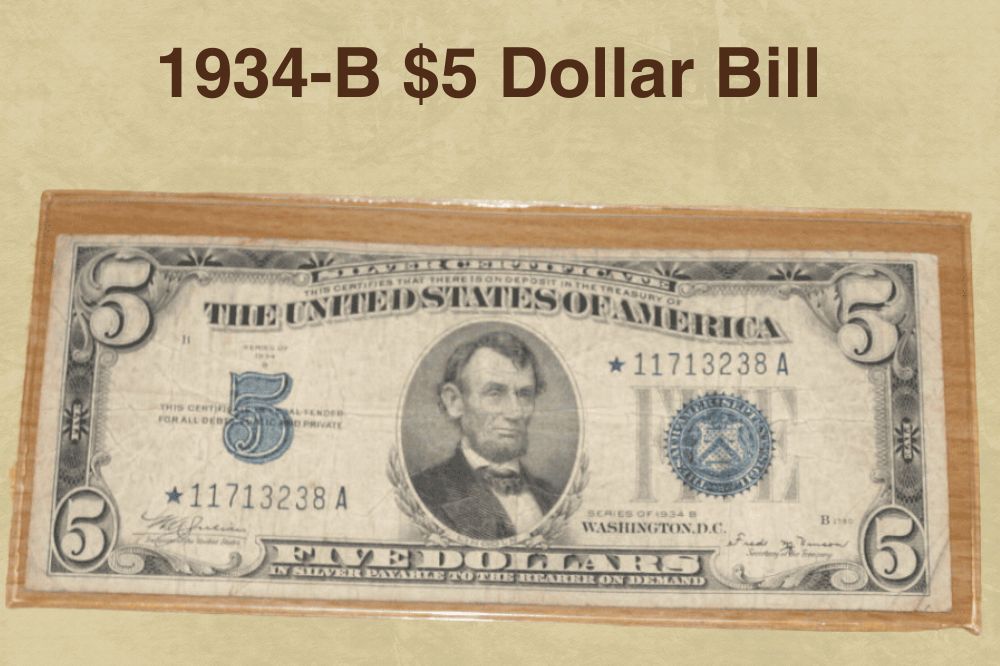 1934 $5 Dollar Bill Value: Rare Series, History & Error