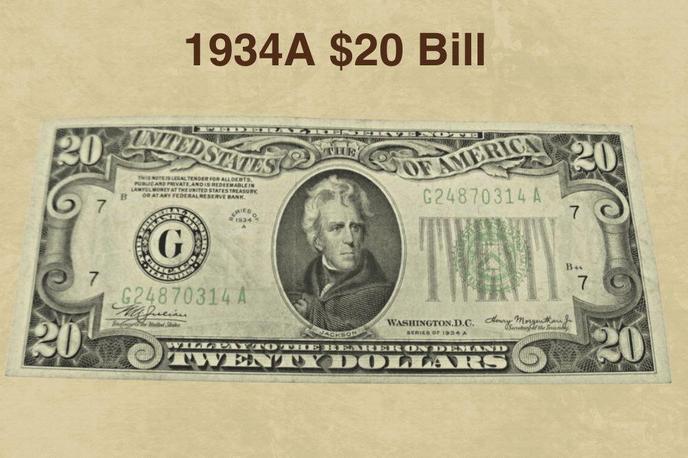 1934A $20 Bill