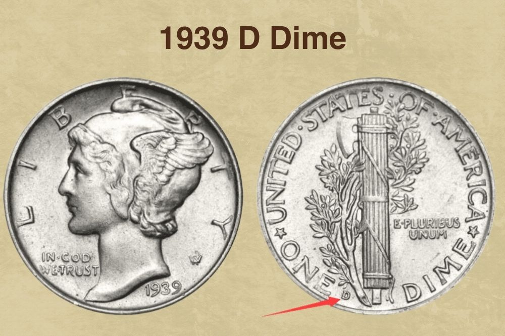 1939 D Dime