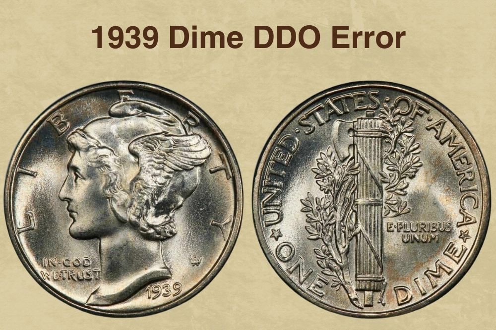 1939 Dime DDO Error