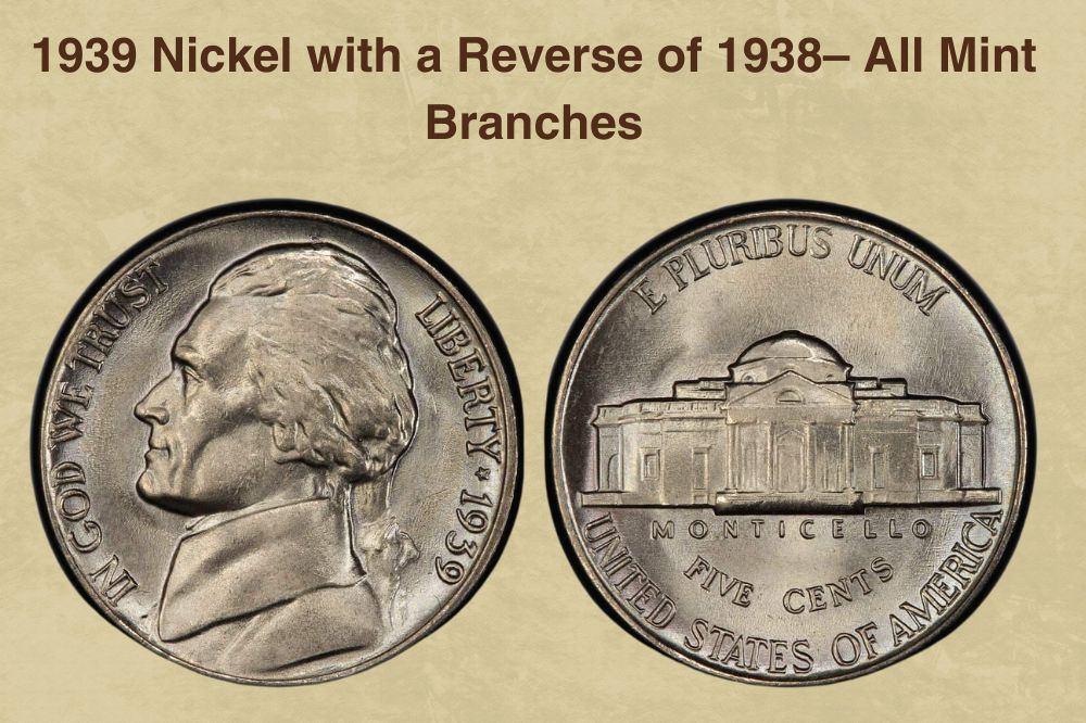 1939 Nickel with a Reverse of 1938