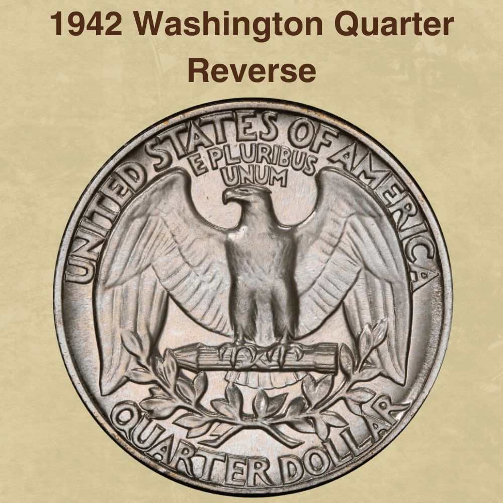 1942 Washington Quarter Reverse