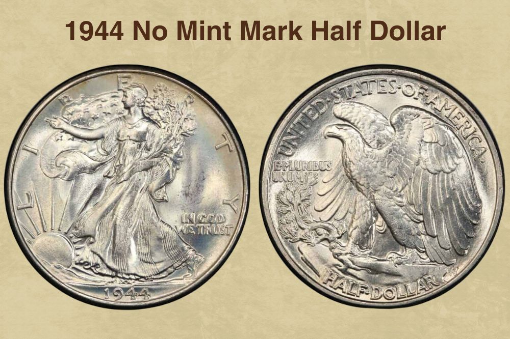 1944 No Mint Mark Half Dollar