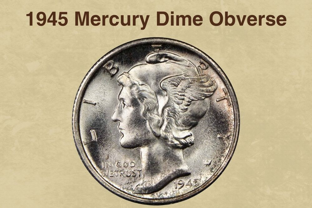 1945 Mercury Dime Obverse
